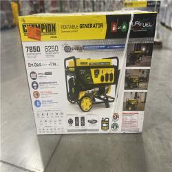 NEW! - Champion Power Equipment 7850/6250-Watt Recoil Start Storm Ready Gasoline and Propane Powered Dual Fuel Portable Generator