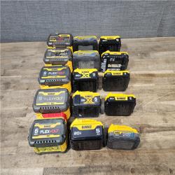 HOUSTON LOCATION - AS-IS DEWALT BATTERY PACK QTY - 15
