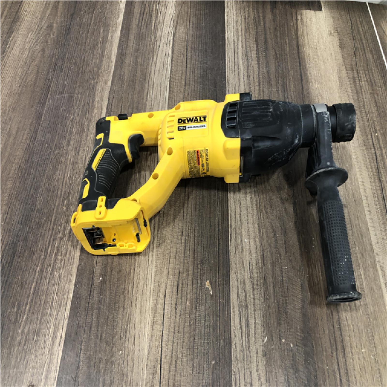 AS-IS DEWALT 20V MAX Cordless Brushless 1 in. SDS Plus D-Handle Concrete and Masonry Rotary Hammer (Tool Only)
