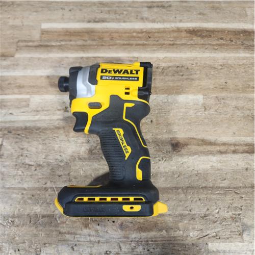 Houston Location AS-IS DEWALT ATOMIC 20V MAX Cordless Brushless Compact 1/4 in. Impact Driver (Tool Only)