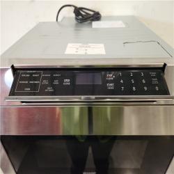 Phoenix Location AS-IS Sharp 1.2 cu. ft. 24 in. Microwave Drawer with Concealed Controls, Built-In Stainless Steel with Sensor Cooking