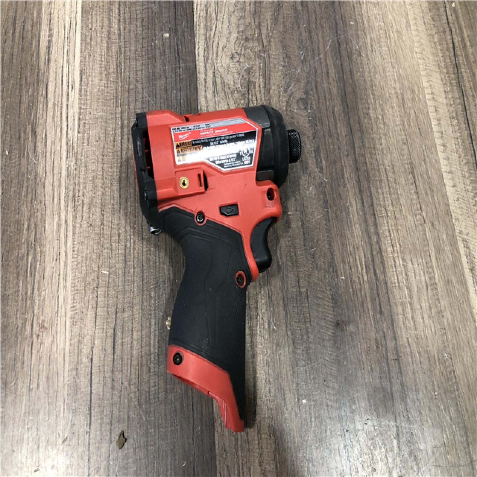 AS-IS Milwaukee FUEL 12V Lithium-Ion Brushless Cordless 1/4 in. Hex Impact Driver (Tool-Only)