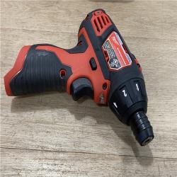 AS-IS Milwaukee 12V Lithium-Ion Cordless 1/4 in. Hex Screwdriver Kit