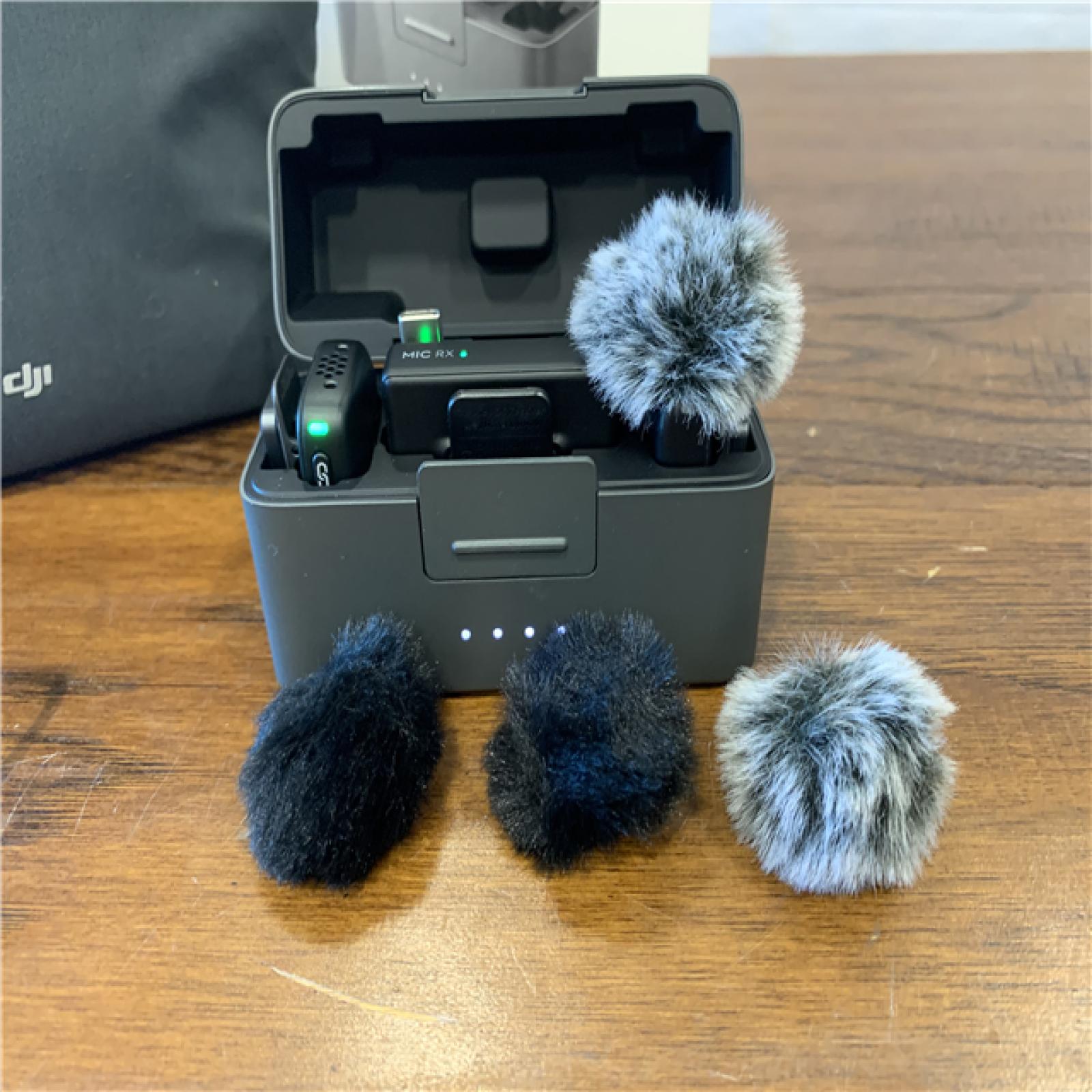 DJI Mic Mini Wireless Microphone (2 TX + 1 RX + Charging Case) - Black