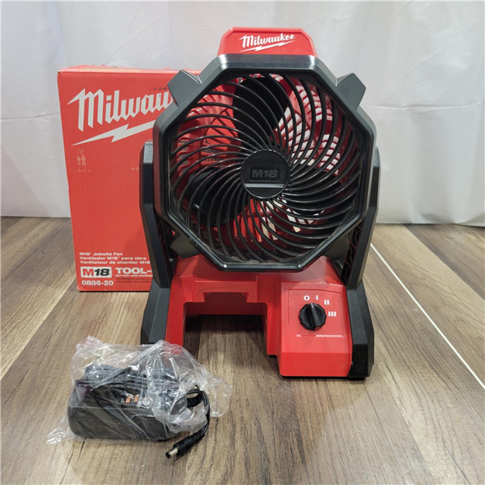 AS-IS  Milwaukee  Cordless Jobsite Fan (Tool-Only)