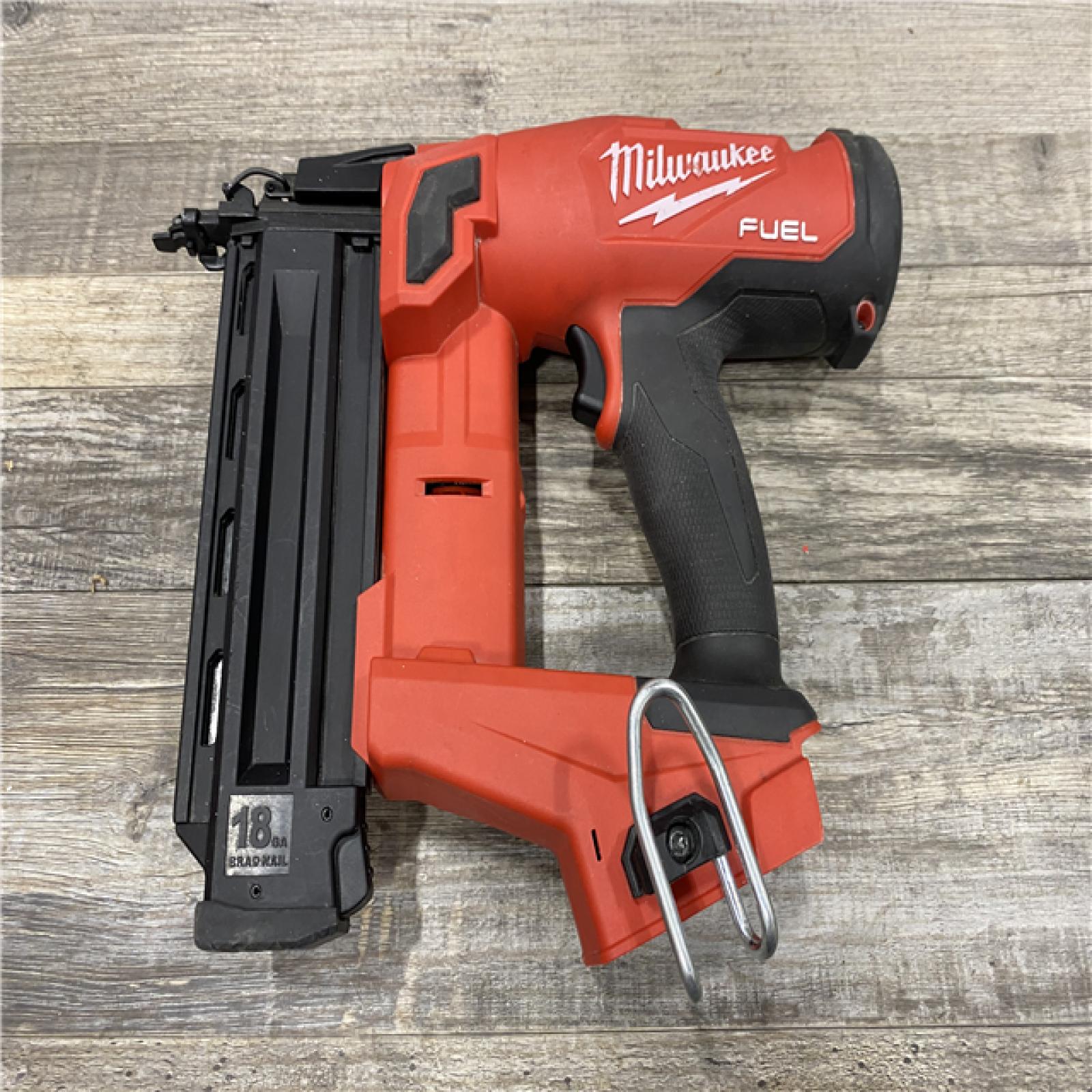 AS-IS Milwaukee FUEL 18-Volt Lithium-Ion Brushless Cordless Gen II 18-Gauge Brad Nailer (Tool-Only)