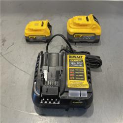 AS-IS - Dewalt 20V MAX POWERSTACK Lithium-Ion Batteries and Charger Starter Kit