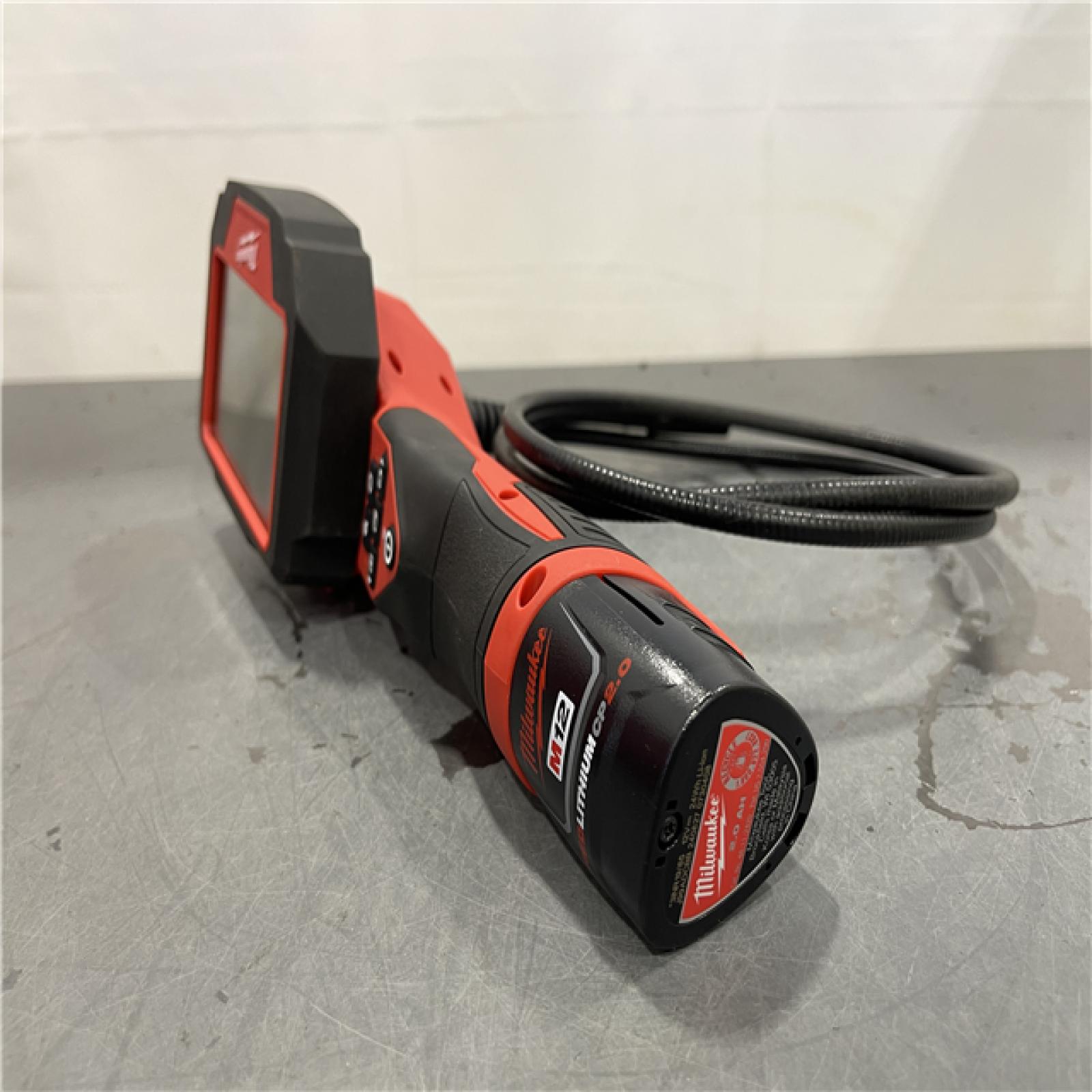 AS-IS - MILWAUKEE M12 12V Lithium-Ion Cordless M-SPECTOR 360-Degree 4 Ft. Inspection Camera Kit
