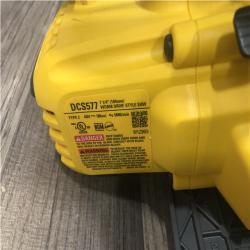 AS-IS DEWALT FLEXVOLT 60V MAX Cordless Brushless 7-1/4 in. Wormdrive Style Circular Saw (Tool Only)
