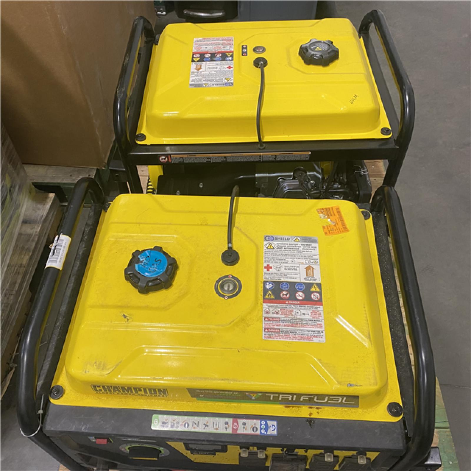 Dallas Location - As-Is Champion 201412 11500W Tri Fuel Generator(Lot Of 2)