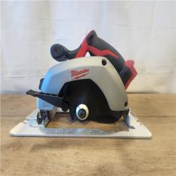 AS-IS- Milwaukee 18V Lithium-Ion Cordless 6-1/2 in. Circular Saw (Tool-Only)