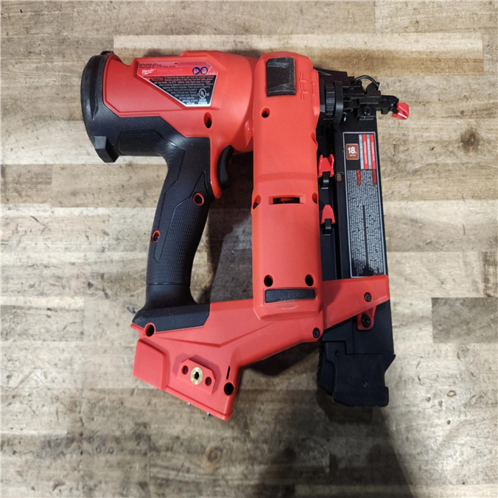 HOUSTON LOCATION - AS-IS Milwaukee FUEL 18-Volt Lithium-Ion Brushless Cordless Gen II 18-Gauge Brad Nailer (Tool-Only)