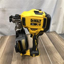 AS-IS DEWALT 20V MAX Lithium-Ion 15-Degree Electric Cordless Roofing Nailer Kit