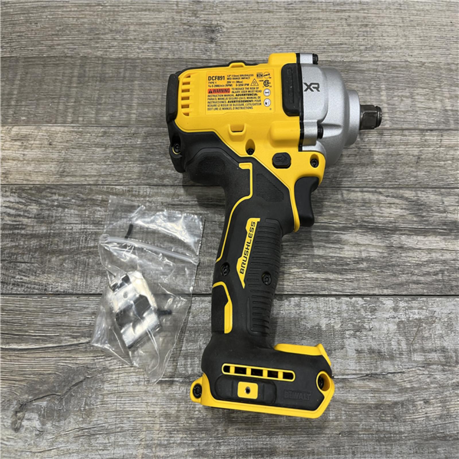 AS-IS DEWALT 20V MAX XR Cordless 1/2 in. Impact Wrench (Tool Only)