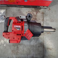 HOUSTON LOCATION - AS-IS (APPEARS LIKE NEW) Milwaukee 2869-20 M18 FUEL 18V Lithium-Ion Brushless Cordless 1 in. Impact Wrench Extended Reach D-Handle (Tool-Only)