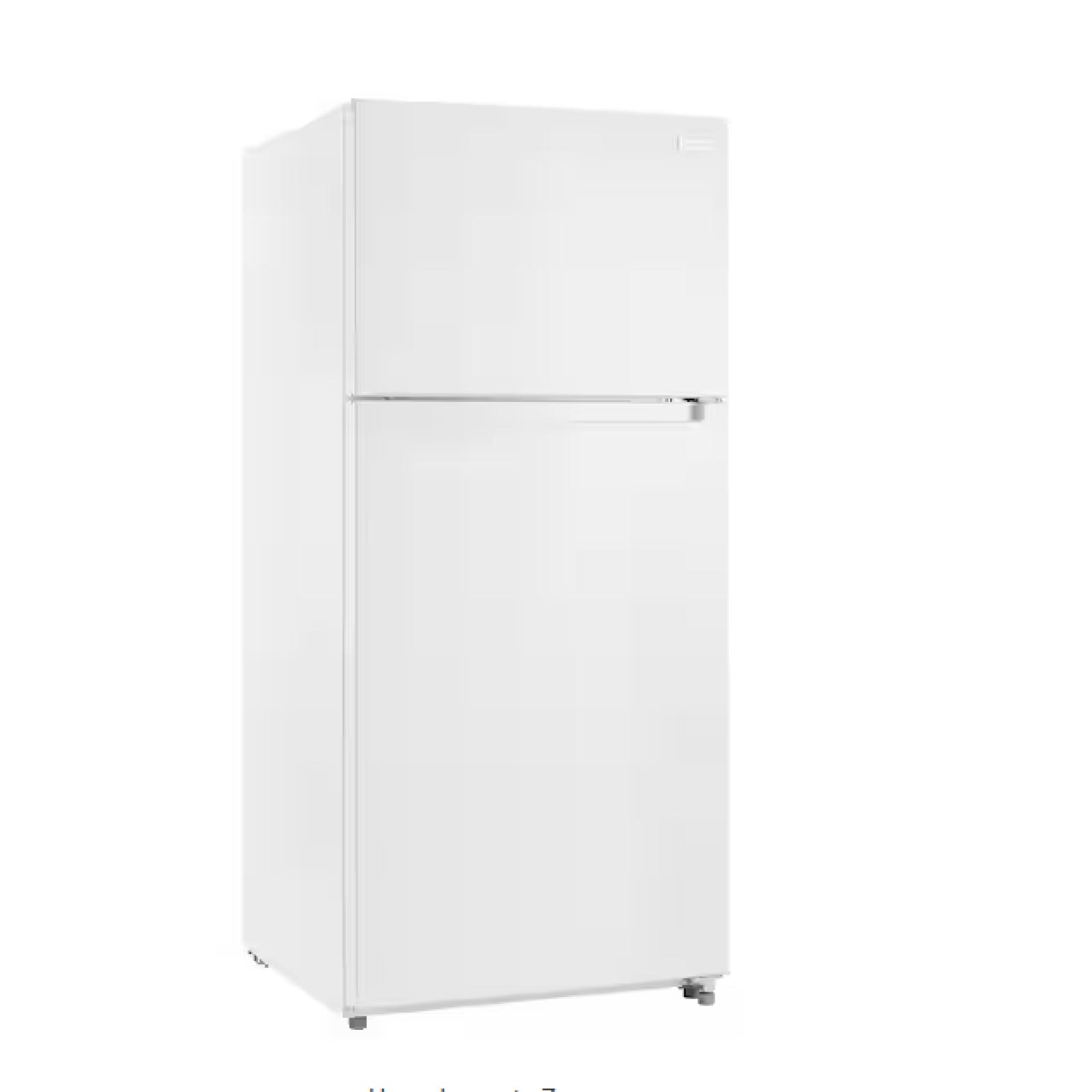 DALLAS LOCATION - Vissani 18 cu. ft. Top Freezer Refrigerator DOE in White