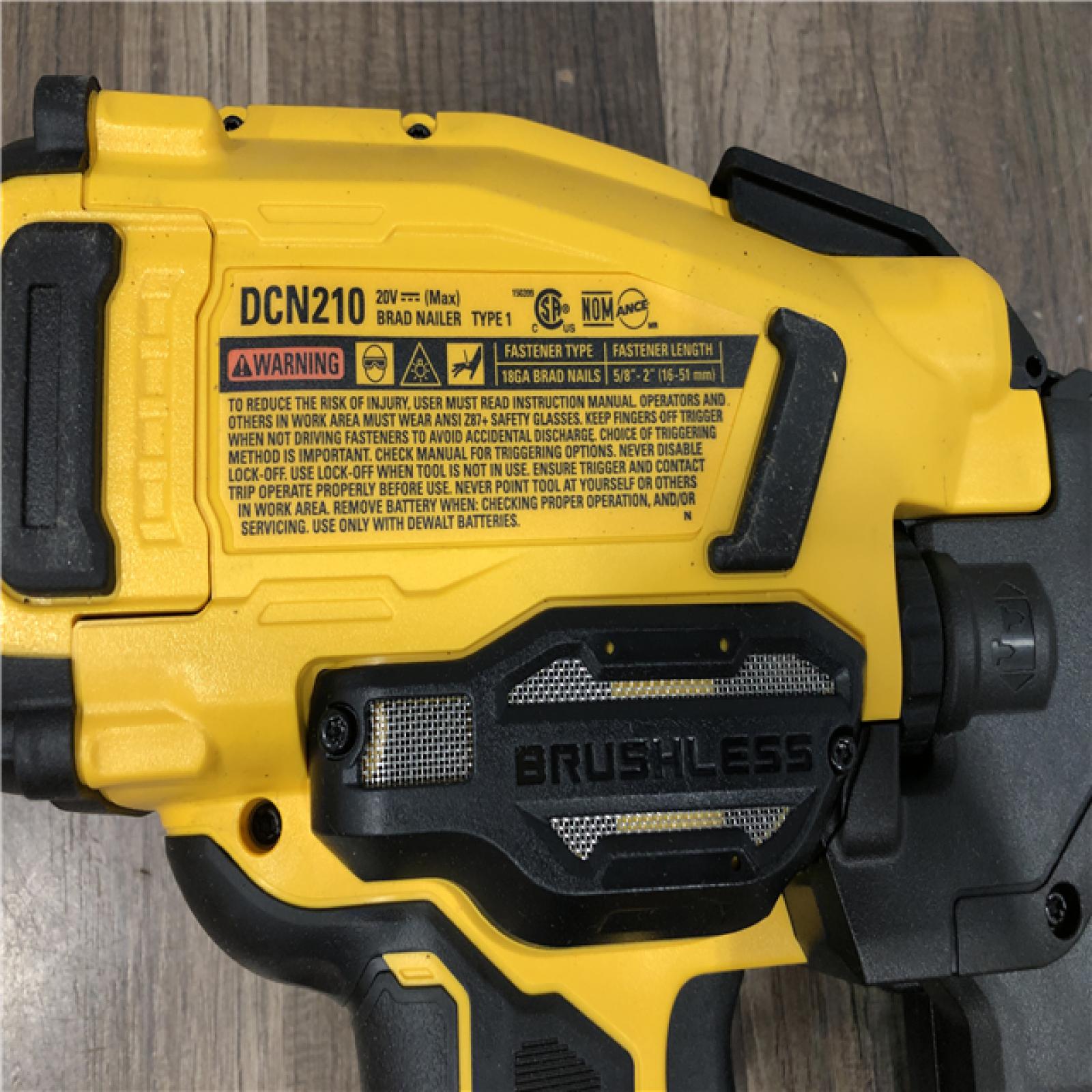 AS-IS DEWALT 20V MAX XR 18 Gauge Cordless Brad Nailer (Tool Only)