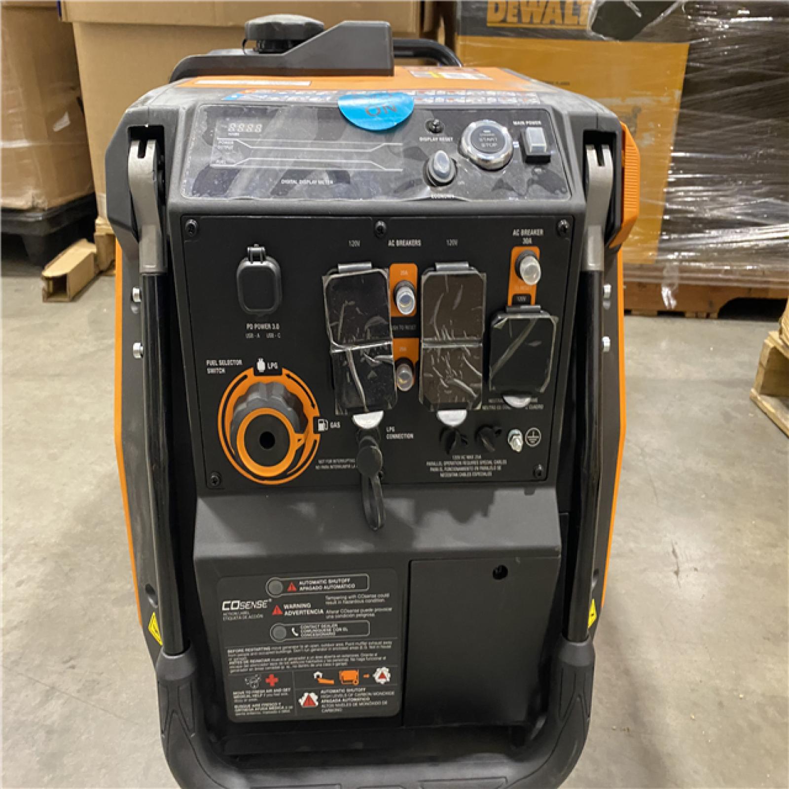 Dallas Location - As-Is Generac 3800/3000-Watt Dual Fuel Inveter Generator