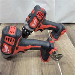 AS-IS Milwaukee M18 18V Lithium-Ion Cordless Combo Kit (5-Tool) with (2) Batteries, Charger and Tool Bag