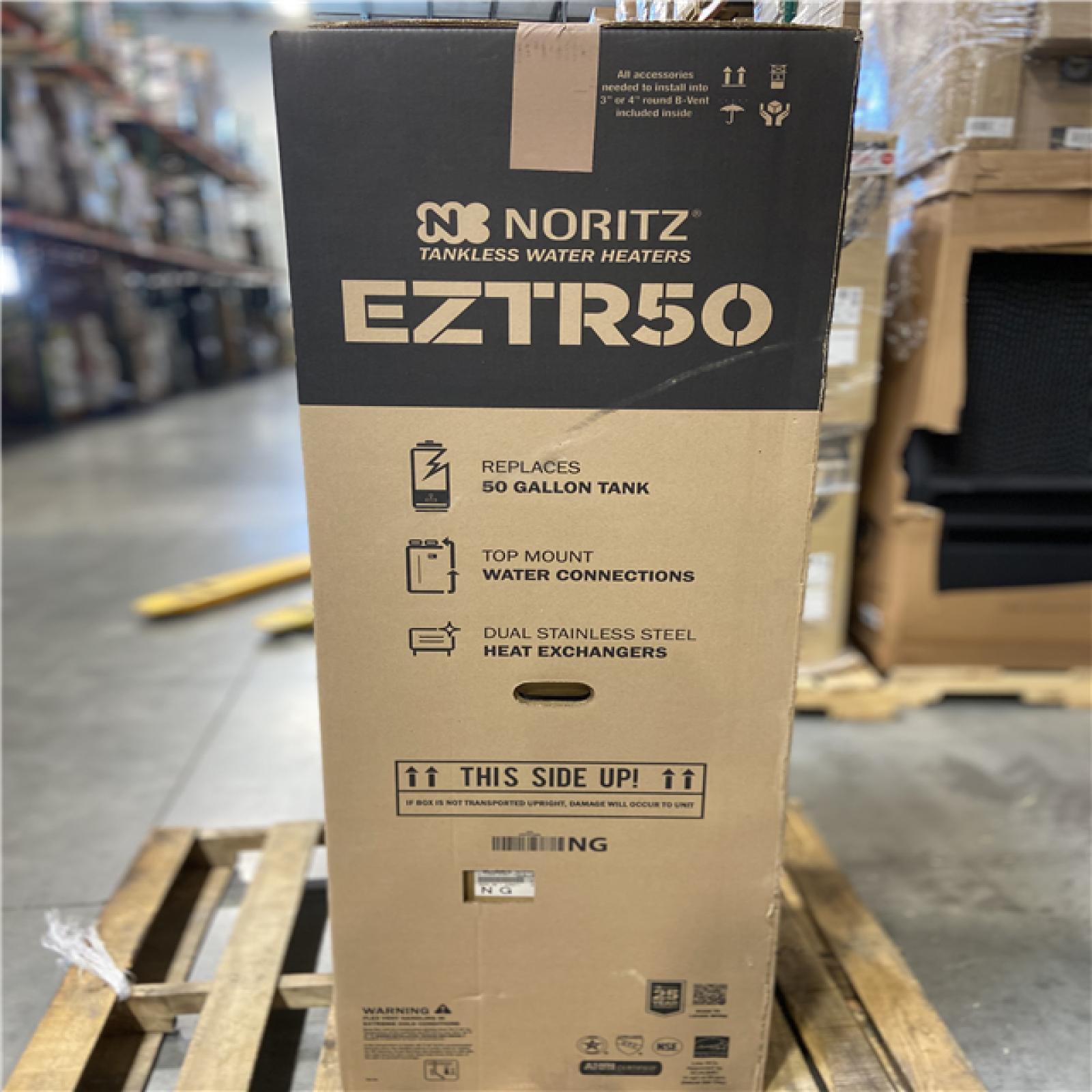 DALLAS LOCATION - Noritz EZTR50 180,000 BTU Multi Vent Condensing Tankless Water Heater Bundle Pack (NG)