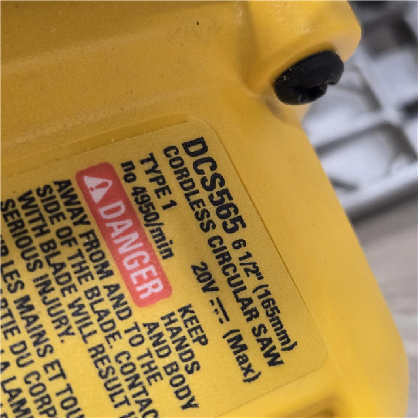 AS-IS DeWALT DCS565B 20V Max 6.5 Cordless Circular Saw (TOOL ONLY)