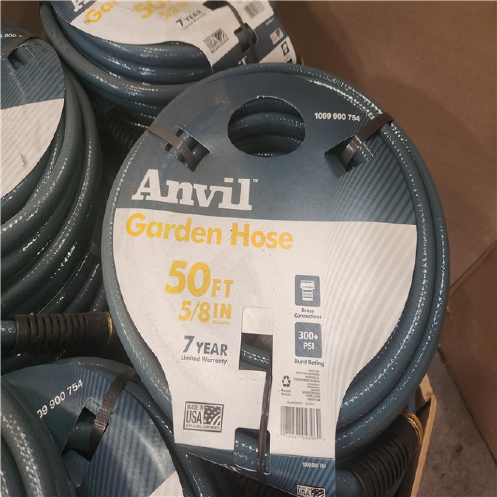 Phoenix NEW Mixed 50ft. and 100ft. Anvil 5/8 in. Medium-Duty Garden Hose Pallet (28 Hoses)