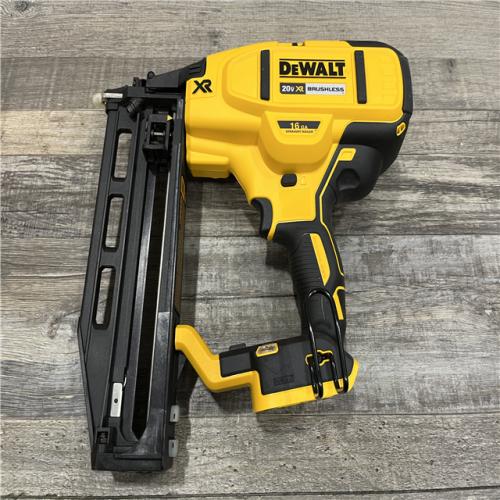 AS-IS DEWALT 20V MAX XR 16-Gauge Lithium-Ion Cordless Finish Nailer (Tool Only)
