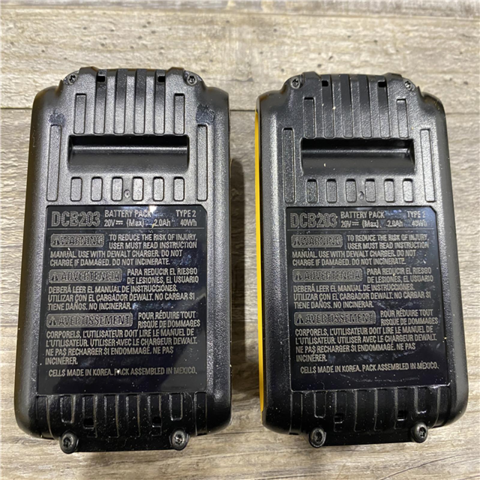 AS-IS DEWALT ATOMIC 20-Volt MAX Lithium-Ion Cordless Combo Kit