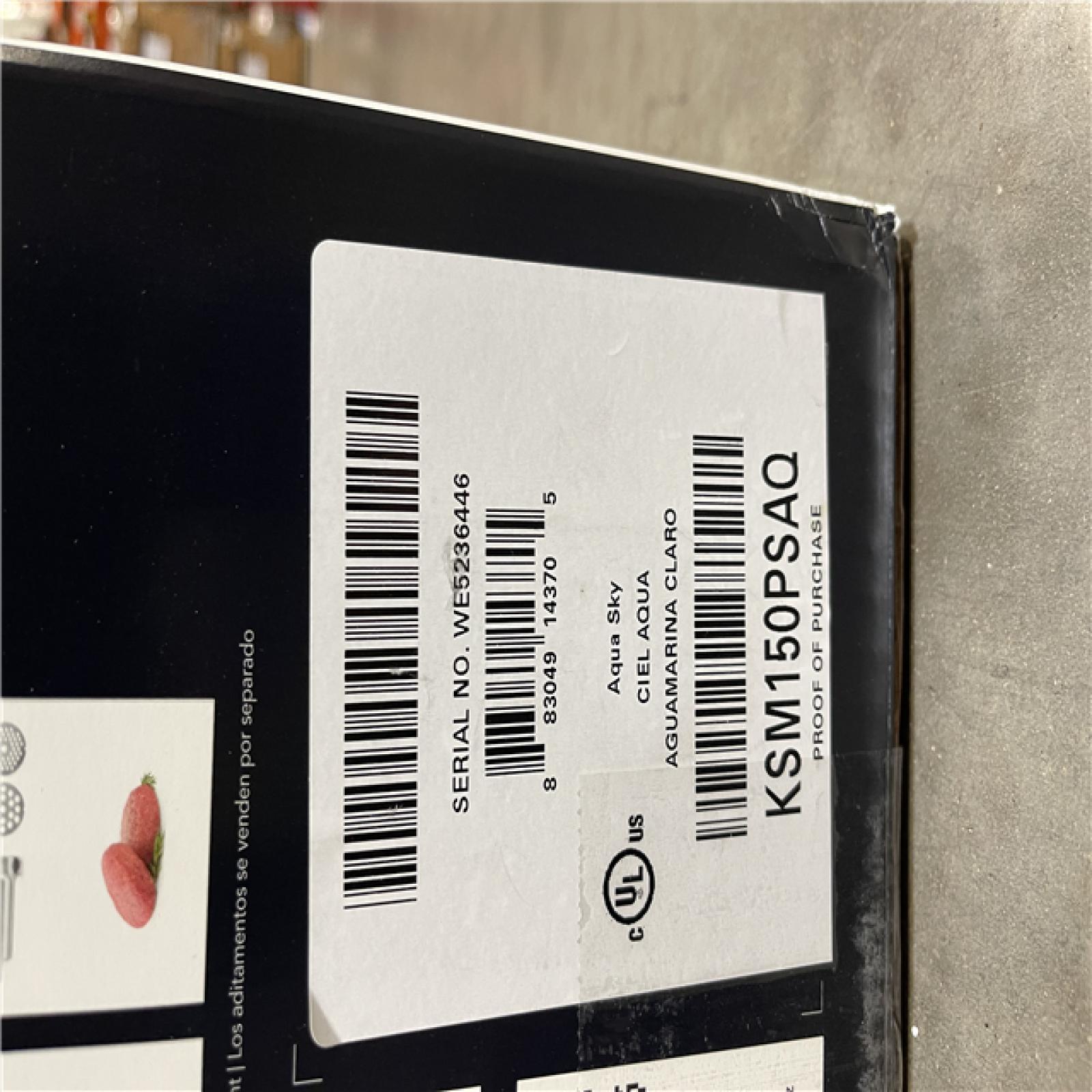 NEW! - KitchenAid Artisan 5 qt. 10-Speed Tilt-Head Aqua Sky Stand Mixer