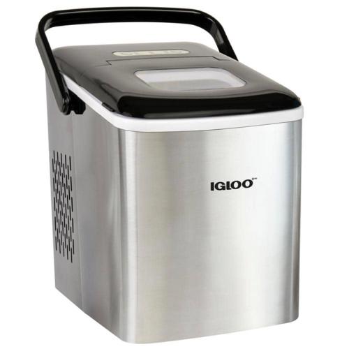 Phoenix Location NEW IGLOO 26 lbs. Self Cleaning Portable Ice Maker with Carrying Handle in Stainless Steel