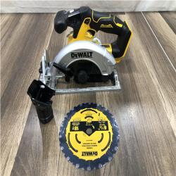 AS-IS DEWALT 20V MAX Cordless Brushless 6-1/2 in. Sidewinder Style Circular Saw (Tool Only)