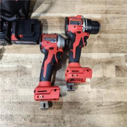 HOUSTON LOCATION - AS - IS Milwaukee 18-Volt Lithium-Ion Brushless Cordless Compact Hammer Drill/Impact Combo Kit