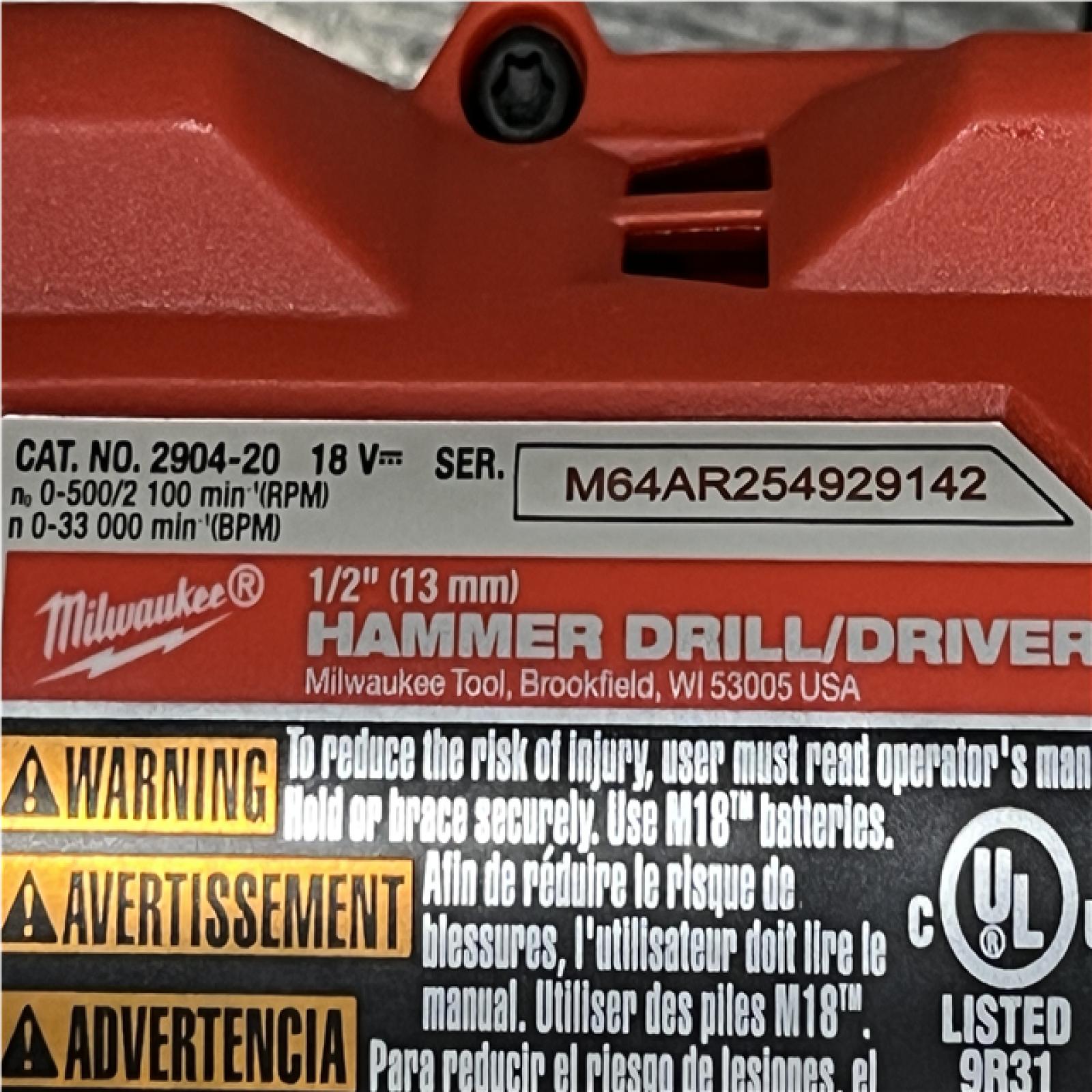 AS-IS Milwaukee FUEL 18V Lithium-Ion Brushless Cordless Hammer Drill and Impact Driver Combo Kit