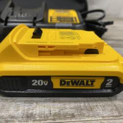 AS-IS DEWALT 20V MAX Lithium-Ion 15-Degree Electric Cordless Roofing Nailer Kit