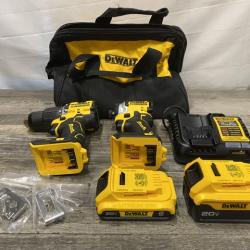 AS-IS DEWALT ATOMIC 20V MAX Lithium-Ion Cordless 2-Tool Combo Kit
