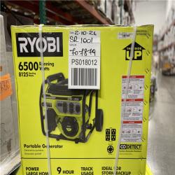 DALLAS LOCATION - NEW! RYOBI 8125-Watt Gasoline Powered Portable Generator