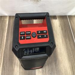 AS-IS Milwaukee 12-Volt Lithium-Ion Cordless Bluetooth/AM/FM Jobsite Radio with Charger