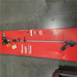 AS-IS  Milwaukee M18 FUEL 18V Brushless Cordless 17 in. Dual Battery Straight Shaft String Trimmer Kit