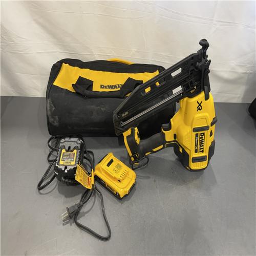 AS-IS - DeWalt 20V 16 Gauge Cordless Angled Finish Nailer Kit