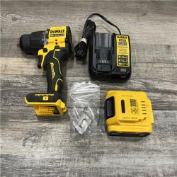 AS-IS DEWALT ATOMIC 20V Lithium-Ion Cordless 1/2 in. Hammer Drill Kit