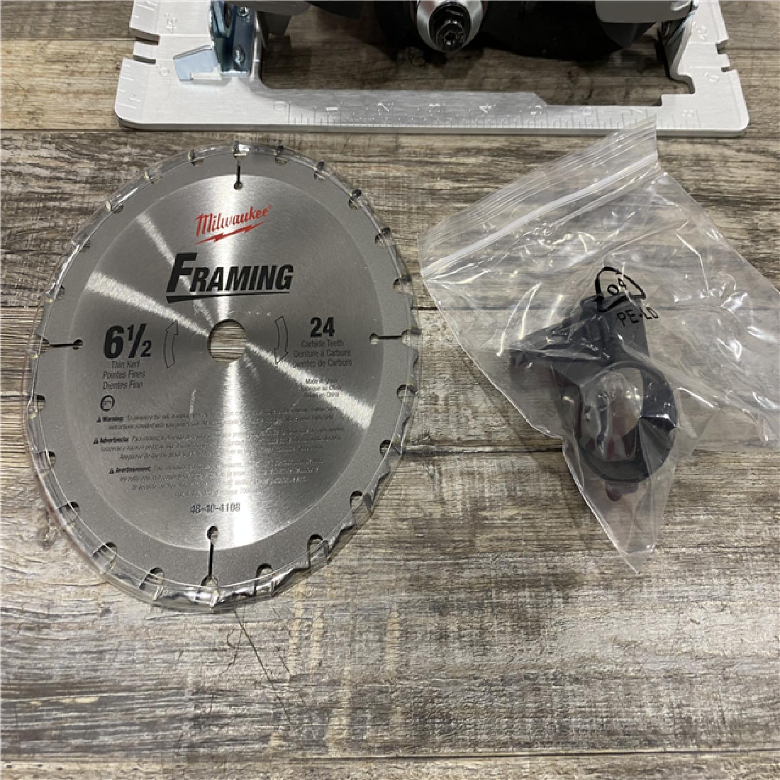 AS-IS Milwaukee 18V Lithium-Ion Cordless 6-1/2 in. Circular Saw (Tool-Only)