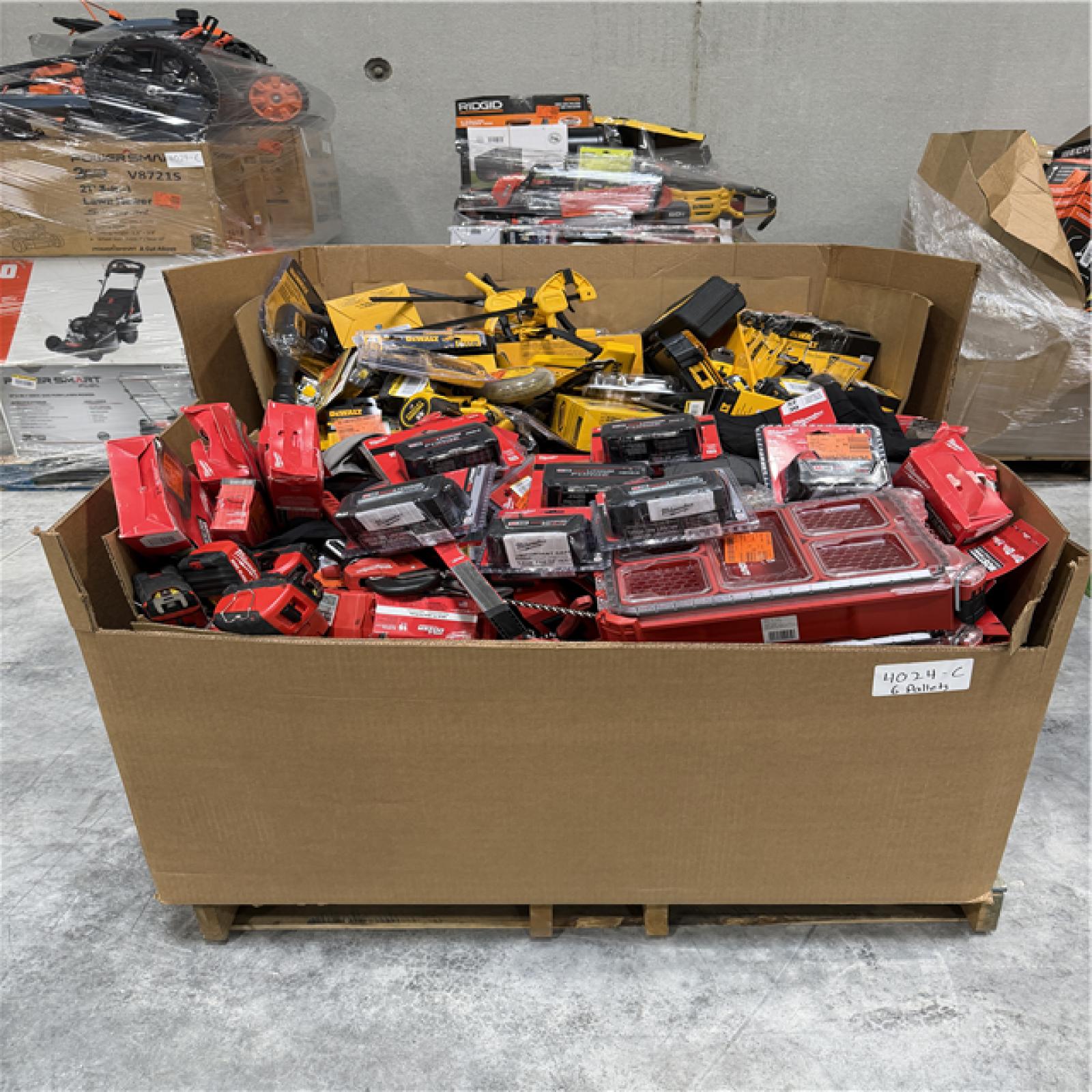 Atlanta Location AS-IS Tools Partial Truckload (6 Pallets) 4024-C