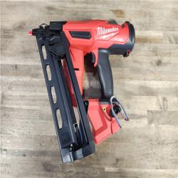 HOUSTON LOCATION - AS-IS (APPEARS LIKE NEW) Milwaukee 2841-20 18V Cordless Gen II 16 Gauge Angled Finish Nailer (Tool Only)