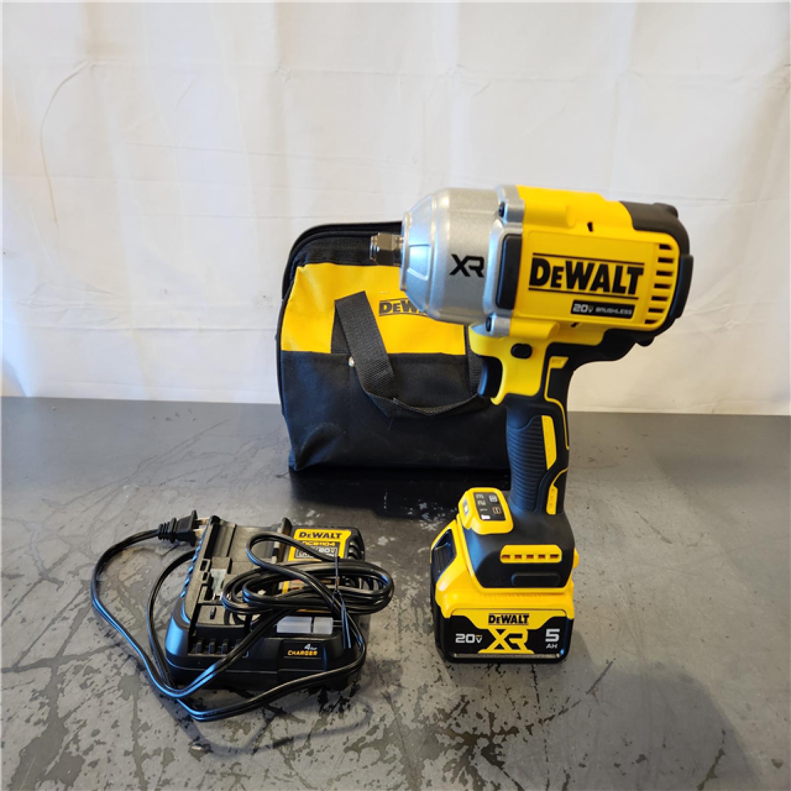 AS-IS- DEWALT 20V MAX Lithium-Ion Cordless 1/2 in. Impact Wrench Kit