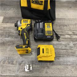 AS-IS DEWALT Atomic 20V Max Lithium-Ion Brushless Cordless Compact 1/4 in. Impact Driver Kit