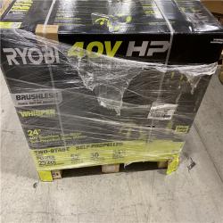 DALLAS LOCATION- RYOBI 24 in. 40-Volt HP Brushless Whisper Series 2-Stage Cordless Electric Self-Propelled Snow Blower (Tool-Only)
