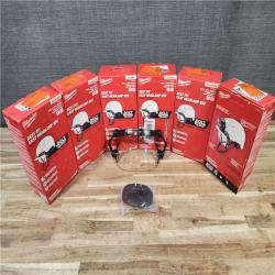 HOUSTON LOCATION - AS-IS Milwaukee Bolt Anti-Fog PPE Protective Glasses Clear Lens Black Frame QTY - 6