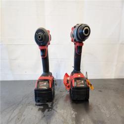 AS-IS- Milwaukee FUEL 18V Lithium-Ion Brushless Cordless Hammer Drill and Impact Driver Combo Kit