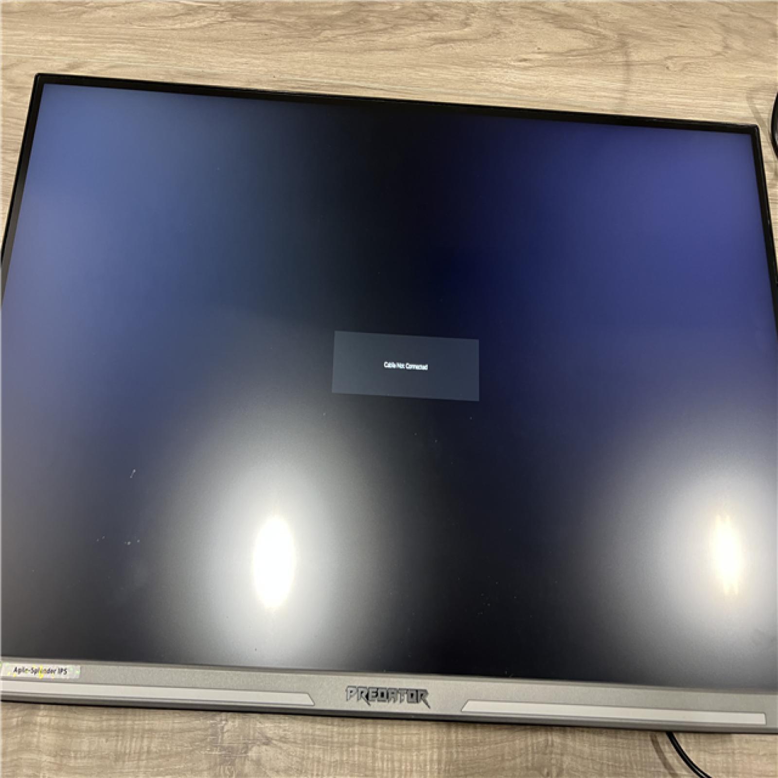 AS-IS Acer Predator XB273U Gsbmiiprzx 27 IPS LED Monitor - Black