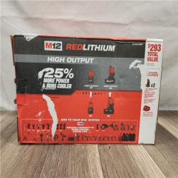 NEW- Milwaukee M12 12V Lithium-Ion XC High Output 5.0 Ah Battery Pack (2-Pack) Starter Kit with Charger
